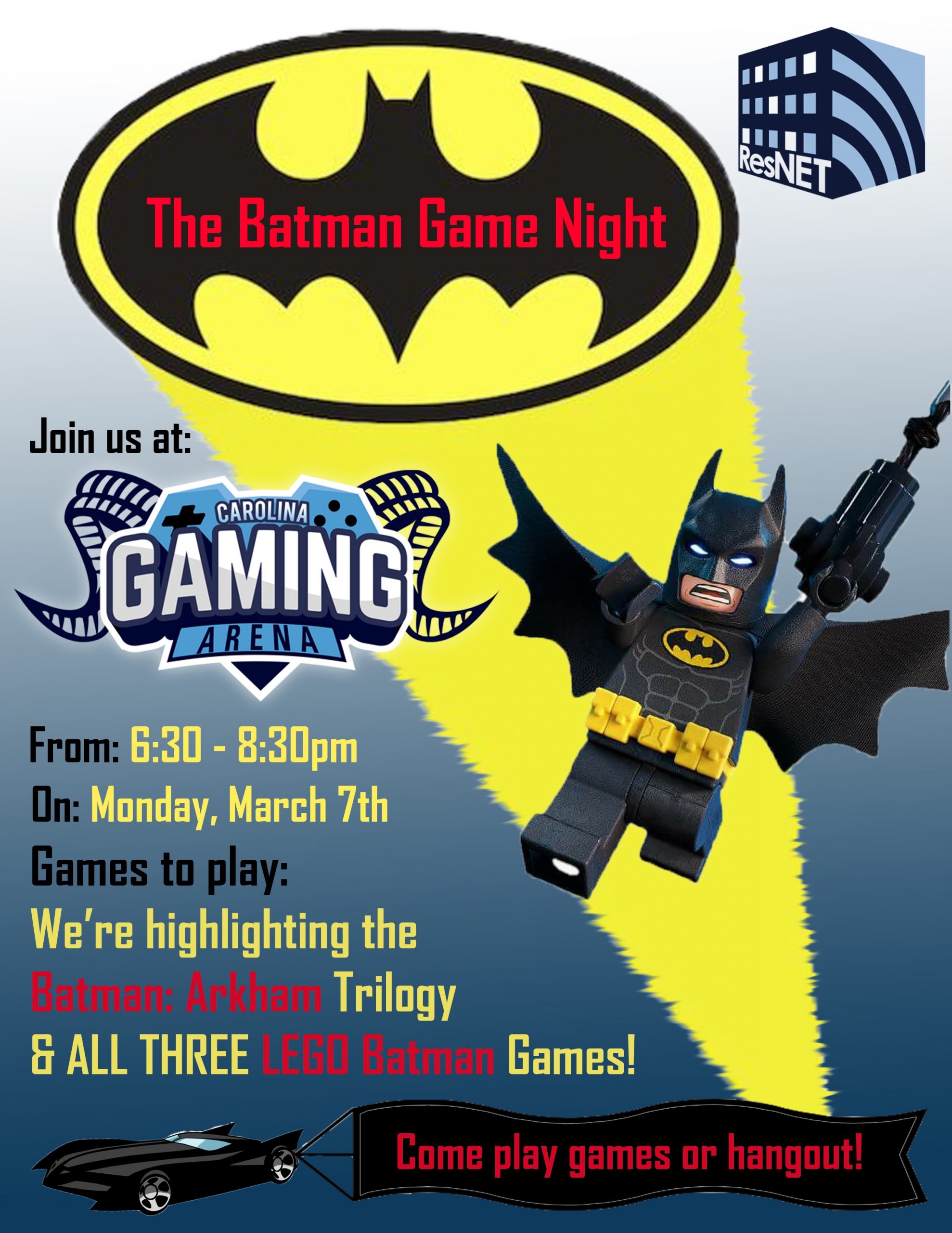 Batman Game Night | CAROLINA GAMING